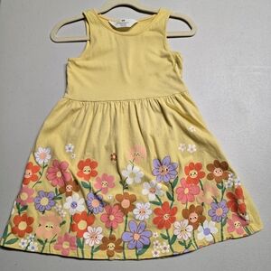 H&M yellow flower dress